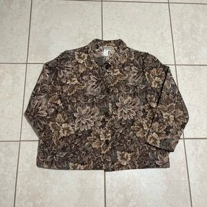 Coldwater Creek Graphic Dress Shirt!